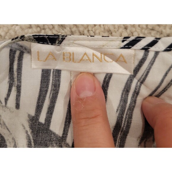 NWT La Blanca Resort Wear Moment Of Zen Swim Cover Up MSRP $99 Tropical Beach - Picture 8 of 13